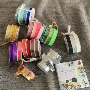 Colorful Glitter and Metallic Tape Set